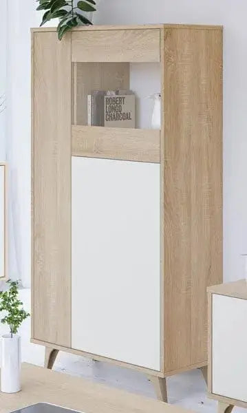 Vitrinenaufsatz Kikua Plus 77x33x142H