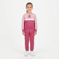 Champion Tuta sportiva junior in cotone felpato Sweatsuit 307721 PS029 rosa