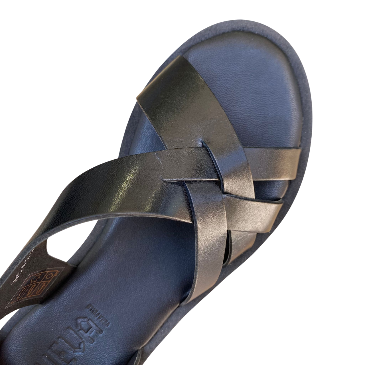 Vueva Sandalo Donna Tacco Basso WD-425R24 BLK Nero Elegante