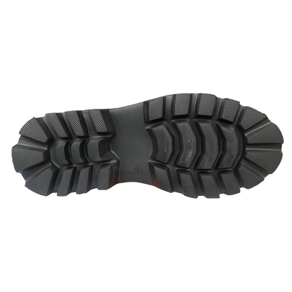 Vueva – Stivaletto Donna in Pelle Nero VB365204 con Cerniera, Elastico Laterale, Doppia Fibbia e Suola Alta | Stile, Comfort e Versatilità