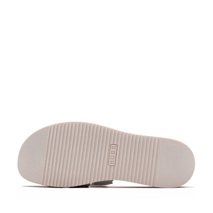 Skechers BOBS Desert Kiss Low Peak Look 114707/WHT Bianco – Sandali Donna Vegan