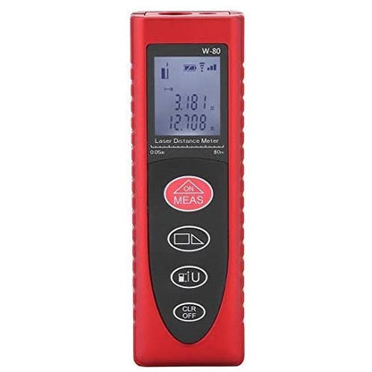 Metro Laser Max 80M Misuratore Distanza Digitale Professionale Con Display Lcd