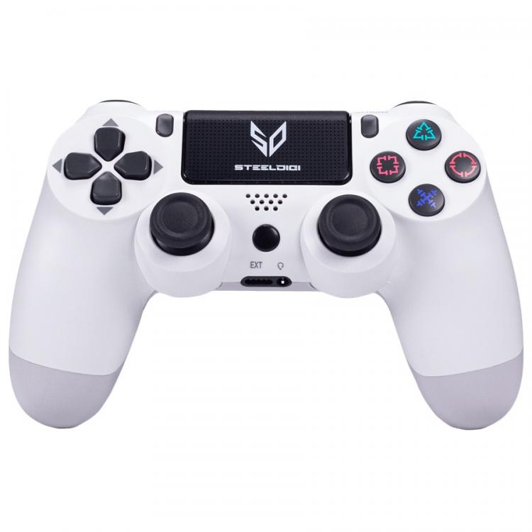 Steeldigi Wireless Controller für PS4, Gamepad, kabellos, Playstation 4, Schwarz