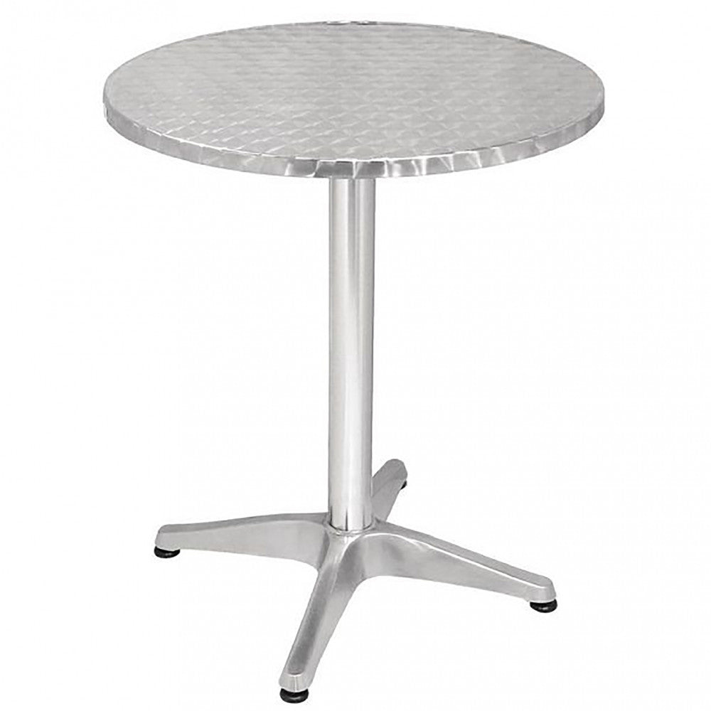 Tavolo a colonna in alluminio ø 70 waterproof