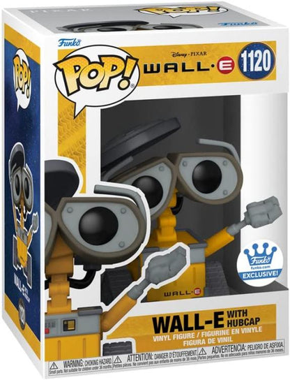 Funko Pop! Disney Pixar Wall-E (1120) Wall-E mit Radkappe Exclusive Vinylfigur