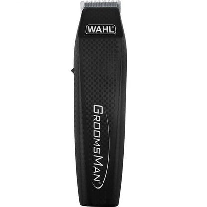 Wahl Bartschneider + Groomsman All-in-One kabelloser Rasierer Schwarz 5537