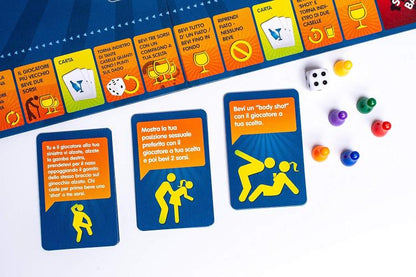 ASMODEE DRINKOPOLI GESELLSCHAFTSSPIEL FÜR ERWACHSENE 1-69 SPIELER 18+ PARTY ITALIENISCH