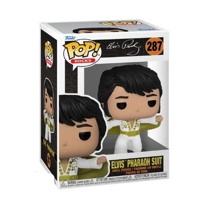 Funko Pop! Rocks - (287) Elvis Presley Pharaoh Suit Vinyl Figur 9cm King of Rock