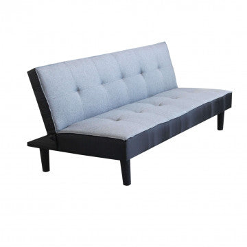 Modernes Schlafsofa Alvin mit Metall- und Holzrahmen