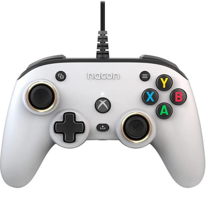 Nacon Pro Compact Controller Xbox Series X|S One PC Programmierbar Sound (Weiß)