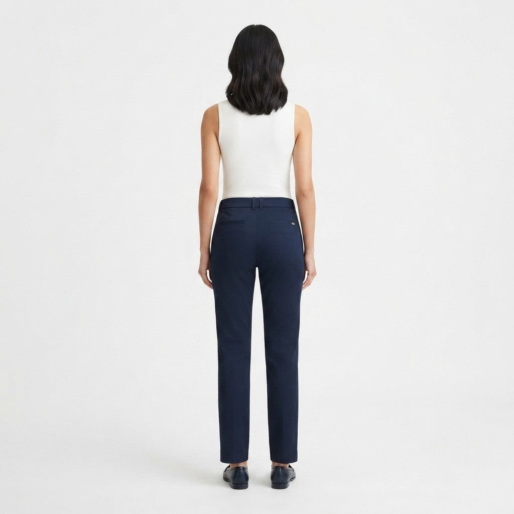 Bomboogie pantalone casual da donna PWMOONCSA6 20 blu