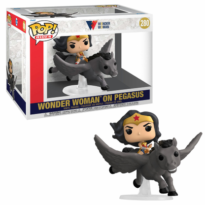 Funko Pop Rides Wonder Woman 80. 280 Wonder Woman auf Pegasus Vinyl Übergröße