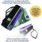 Portable Counterfeit Money Detector Wood's UV Ultraviolet Lamp LED Flashlight