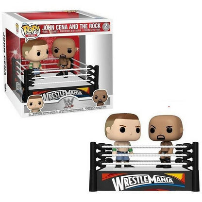 Funko Pop WWE John Cena und The Rock 2er-Pack Wrestlemania Vinyl-Figur Wrestling