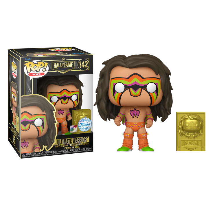 Funko Pop! WWE Hall Of Fame (142) Ultimate Warrior Special Edition Figur 9 cm
