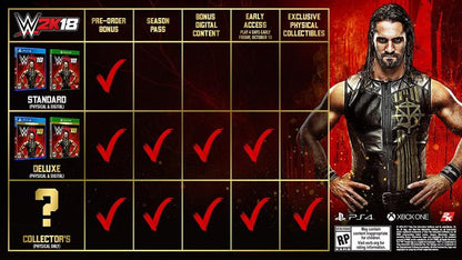 Wwe 2K18 - Deluxe Edition PS4 Videospiel Deutsch PlayStation 4 Wrestling Spiel