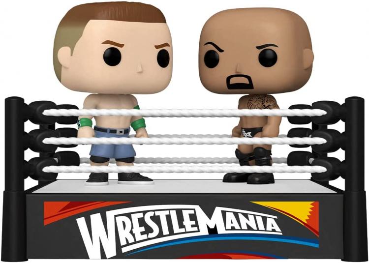 Funko Pop WWE John Cena und The Rock 2er-Pack Wrestlemania Vinyl-Figur Wrestling