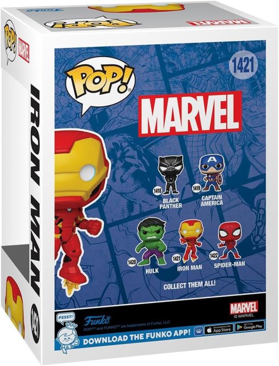 Funko Pop! Marvel New Classic Iron Man – (1421) – Iron Man Vinyl-Figur 9 cm