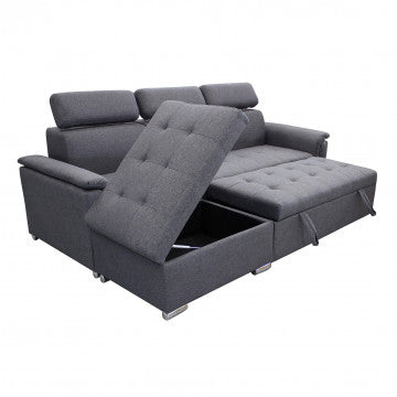 Divano componibile design moderno con chaise longue