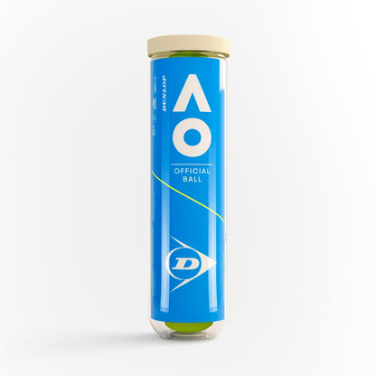 Dunlop Australian Open 601602 Palline Tennis Gialle Tubo 4 – Ufficiale Grand Slam ITF