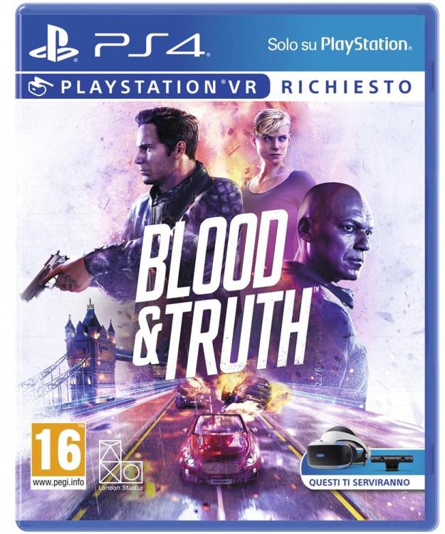 BLOOD & TRUTH VR PS4 GIOCO PLAYSTATION 4 VIDEOGIOCO VIDEOGAME ITALIANO NUOVO