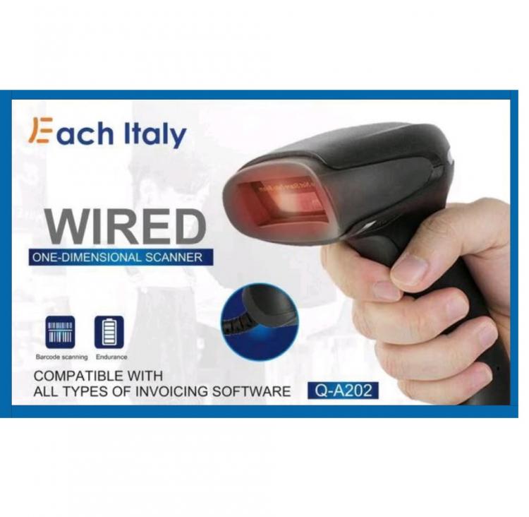 Barcodescanner EAN Barcode Leser Laser Pistole Scanner PC USB Windows Mac
