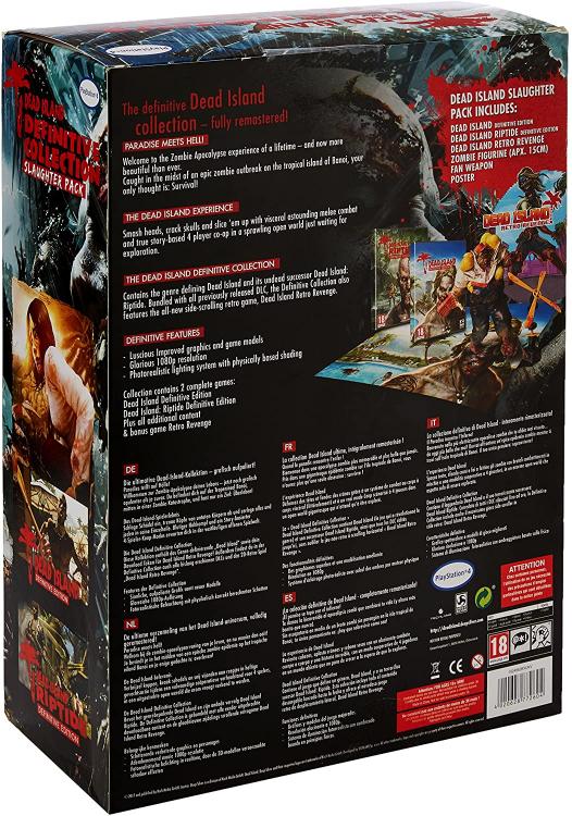 DEAD ISLAND DEFINITIVE COLLECTION SLAUGHTER PACK EDITION PLAYSTATION 4 NUOVO