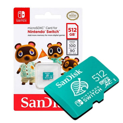 Nintendo Switch SanDisk microSDXC 512 GB Speicherkarte microSD Nintendo Animal Crossing