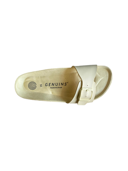 Geniuns sandalo anatomico in vegan da donna Toronto G104831 lemon