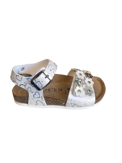 Biochic sandalo da bambina e ragazza BC54149L bianco
