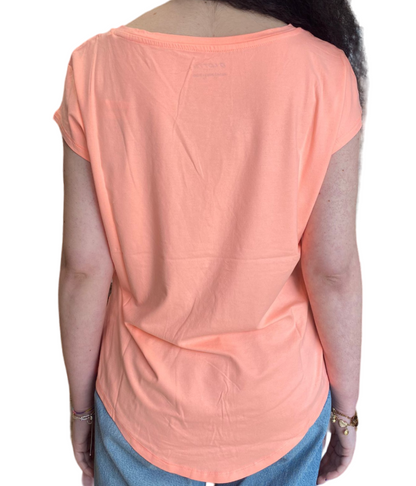 Lotto maglietta manica corta da donna Tee Palm W II 219474 5P2 pesca rosa