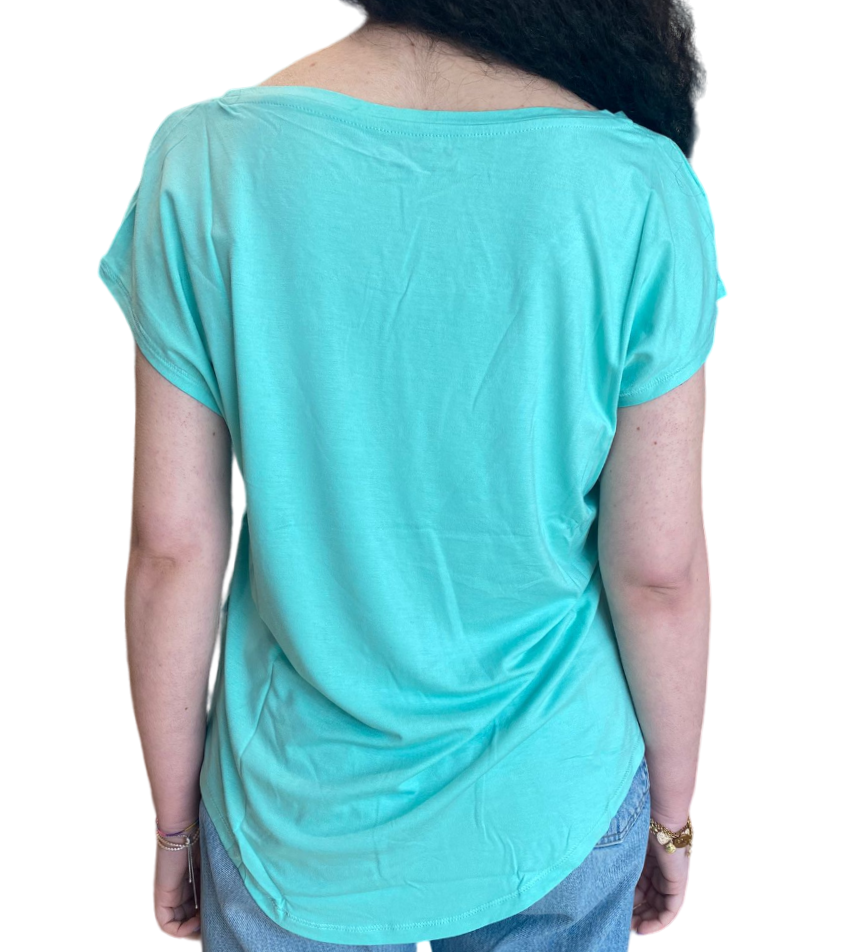 Lotto maglietta manica corta da donna Palm II 219474 1CZ beach verde