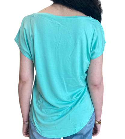 Lotto maglietta manica corta da donna Palm II 219474 1CZ beach verde