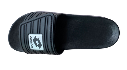 Lotto ciabatta da mare piscina con strappo Rico Strap II 219533 1MY all black-silver metal