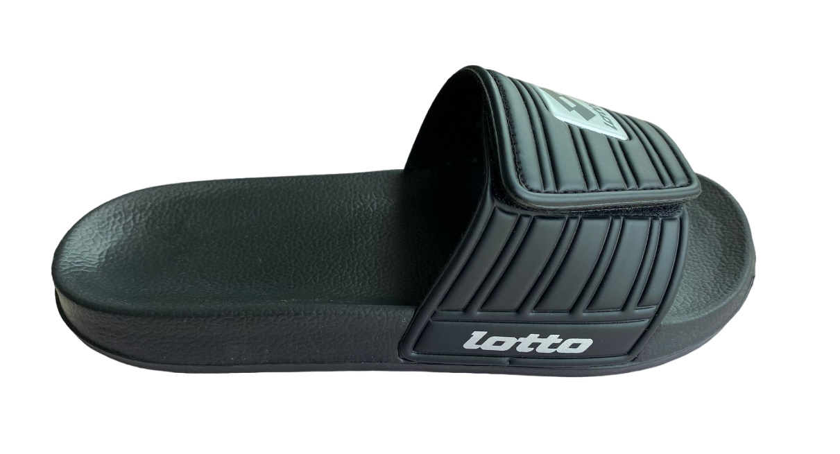 Lotto ciabatta da mare piscina con strappo Rico Strap II 219533 1MY all black-silver metal