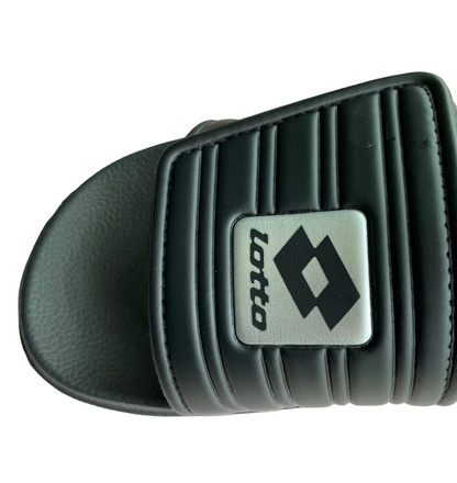 Lotto ciabatta da mare piscina con strappo Rico Strap II 219533 1MY all black-silver metal