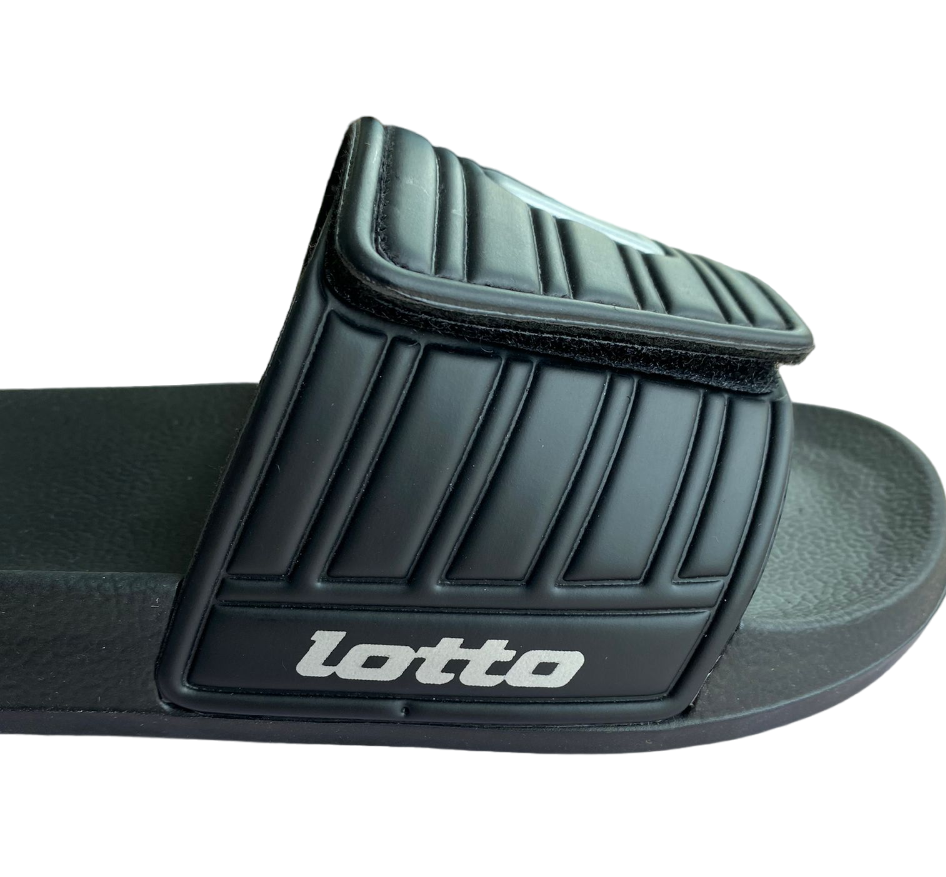 Lotto ciabatta da mare piscina con strappo Rico Strap II 219533 1MY all black-silver metal