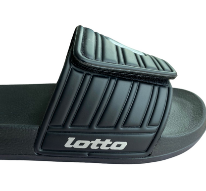 Lotto ciabatta da mare piscina con strappo Rico Strap II 219533 1MY all black-silver metal