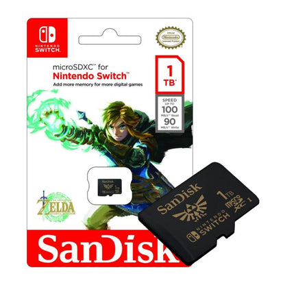 Nintendo Switch Sandisk Microsdxc 1Tb Speicher Micro SD Offizielle Zelda Karte