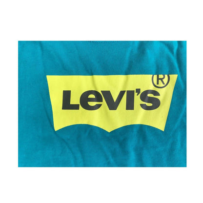 Levi's Kids T-shirt manica lunga da ragazzo Batwing 9E8646 9E8646-B8B turchese