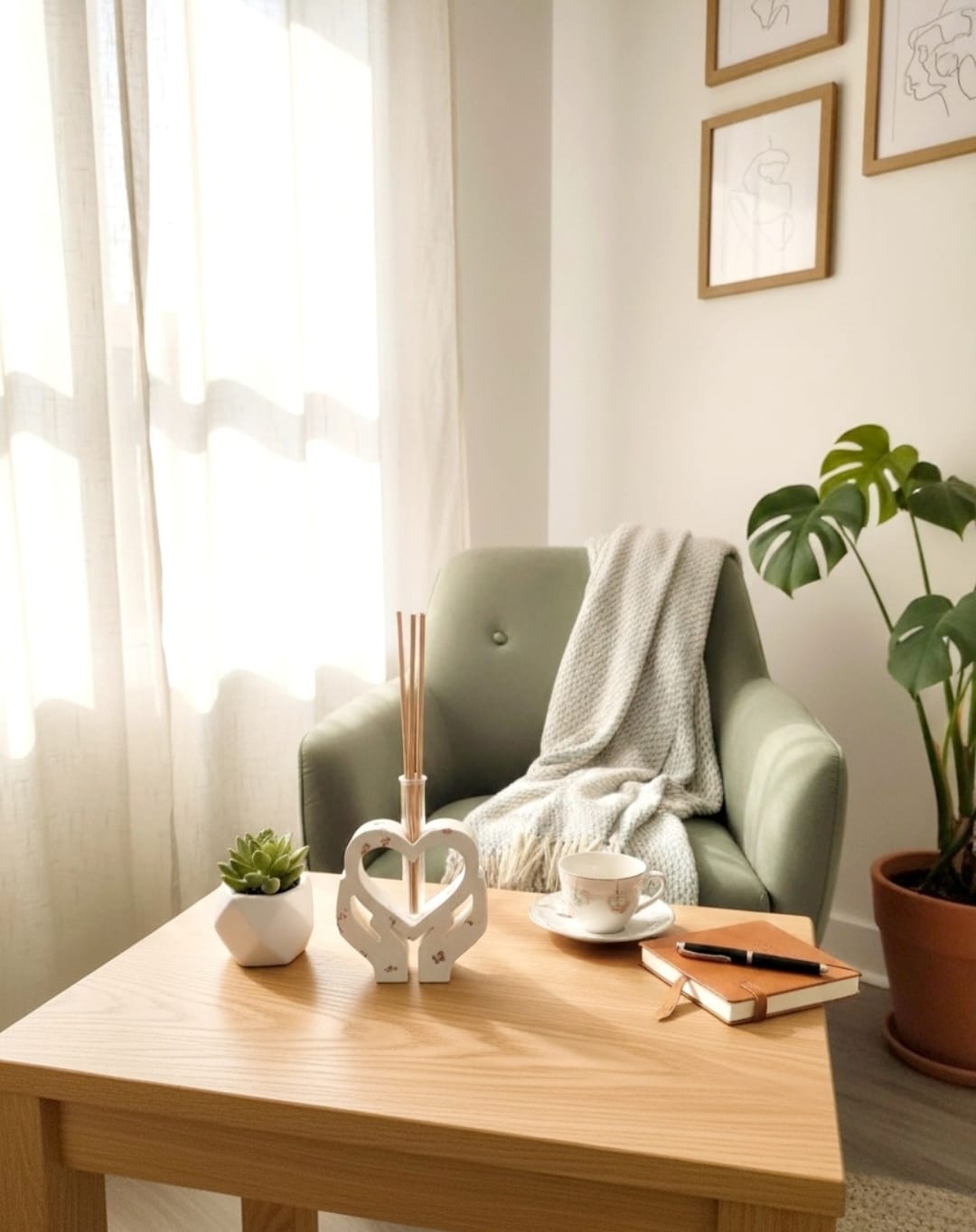 Diffusore "un cuore tra le mani"