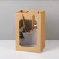 Set 5 Borse per Bomboniere 20cm x 15cm x 10cm con finestra trasparente