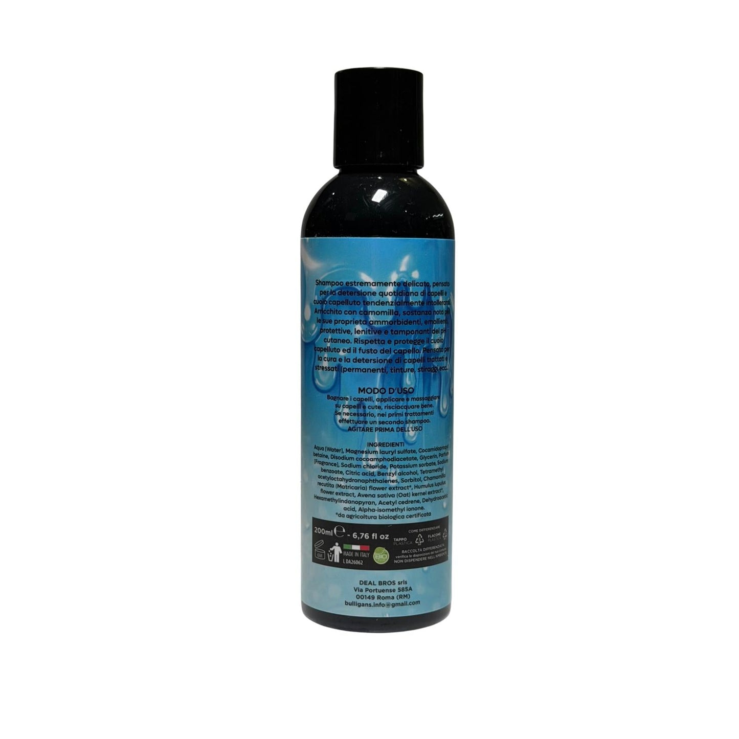SHAMPOO PER CAPELLI LAVAGGI FREQUENTI - profumazione intensa fougere absolue