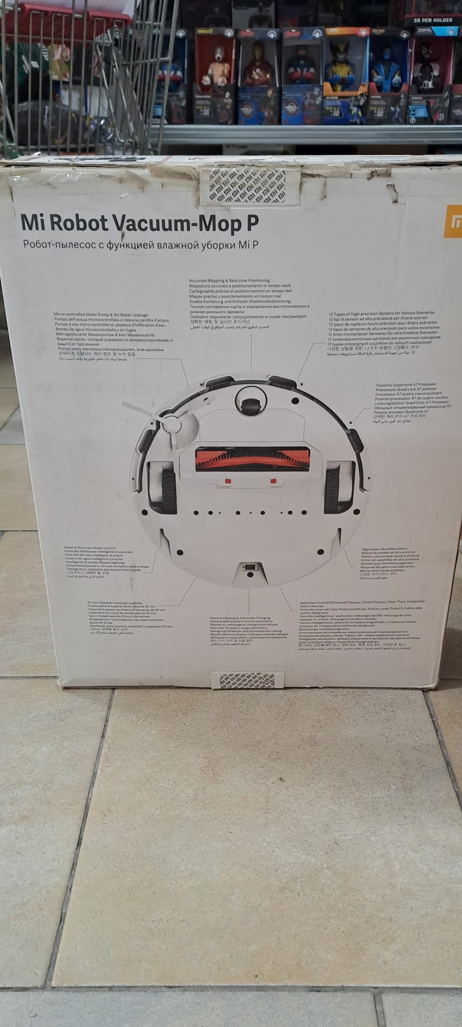 USATO - Xiaomi Aspirapolvere (Mi Vacuum Mop Pro Robot) Smart Controllo Remoto Lds White