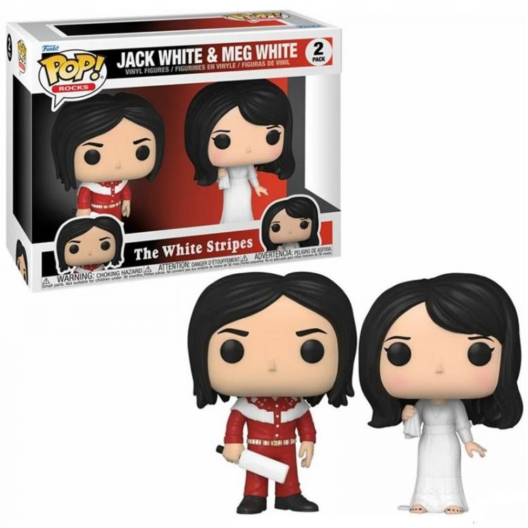 Funko Pop! Rocks The White Stripes – Jack White & Meg White 2er-Pack Vinylfigur