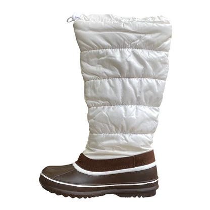 Winter-Grip Stivali da neve Canadian Moon 1132BRW bianco-marrone