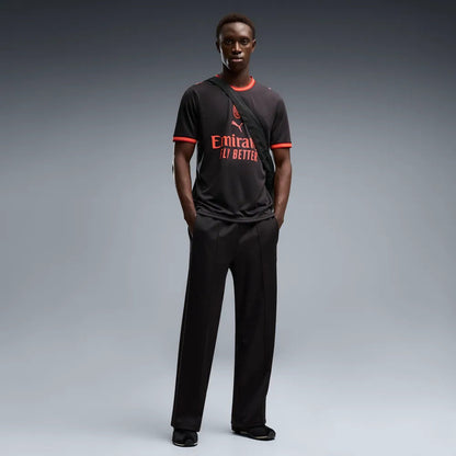 Puma Terza Maglia Milan ACM Third Jersey Replica 784138-03 Uomo Rosso-Nero - Maglia Calcio