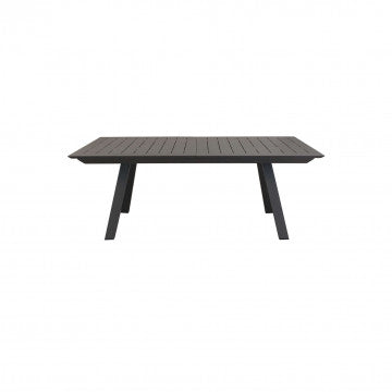 Tavolo rettangolare Zante allungabile 200/300 x 110 in alluminio