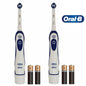 2pc ORAL-B ADVANCE POWER ELECTRIC TOOTHBRUSH AA BATTERIES INCLUDED BRAUN