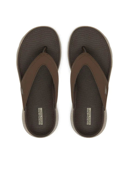 Skechers Go Walk Flex Sandal Vallejo 229202/CHOC Sandali Uomo Marrone